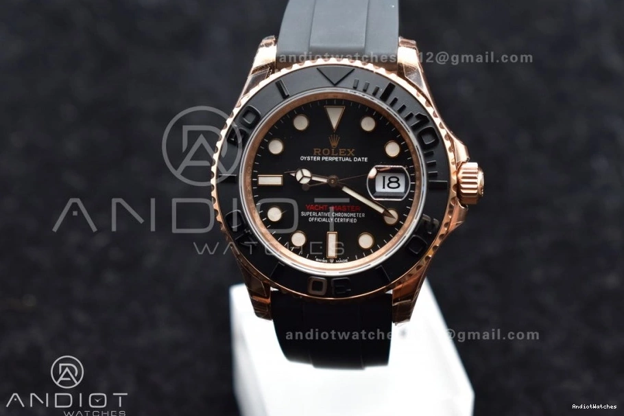 Oysterflex Black VS 1220 Best on 126655 Yacht-Master Ceramic 1:1 TimelessDesign Strap Bezel VSF Rubber Edition 0421